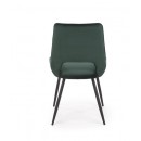 Стул HALMAR K404 темно-зеленый/черный